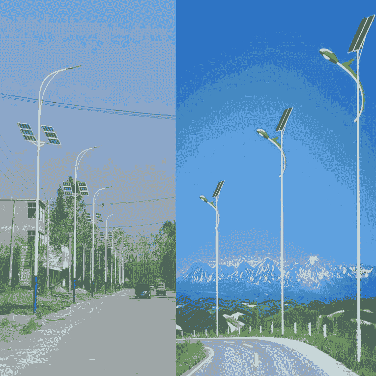 新農村太陽能路燈款式新穎廠區專用整套批發