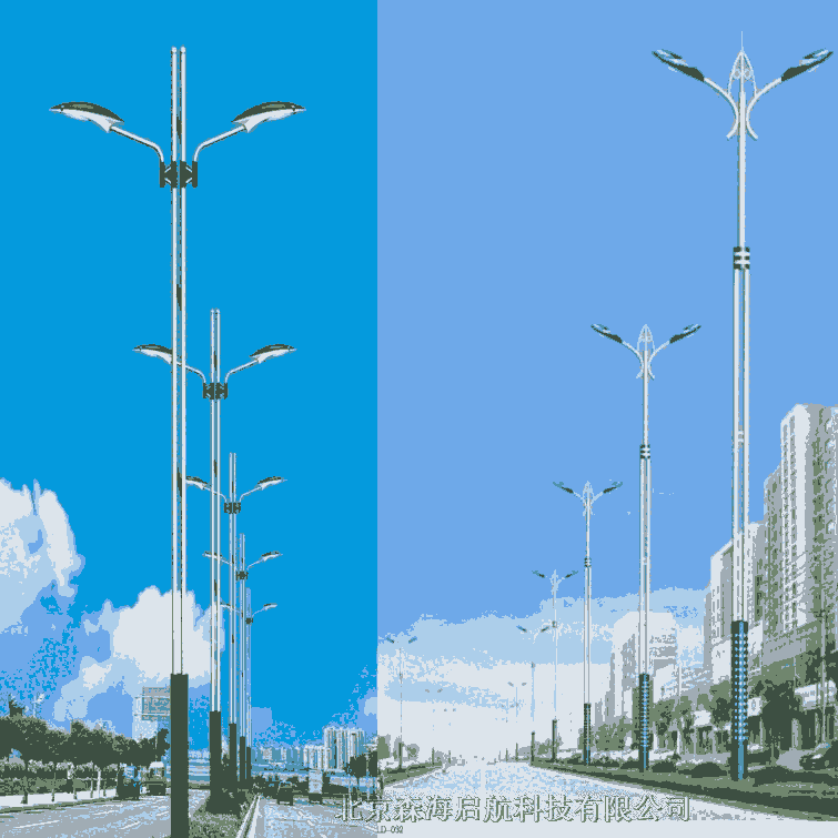 森海啟航照明燈具 太陽能路燈 高桿燈 批發(fā)零售價格